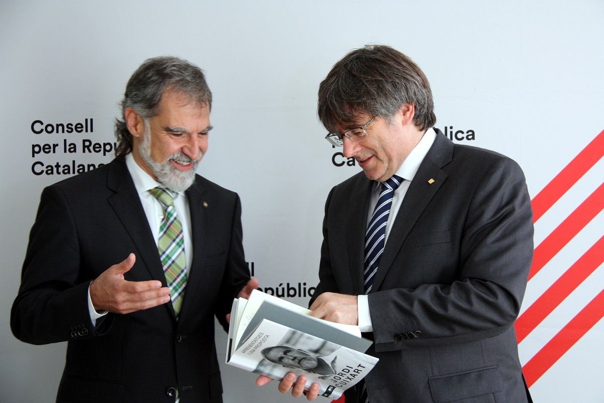 Cuixart i Puigdemont es conjuren per «tornar-ho a fer»