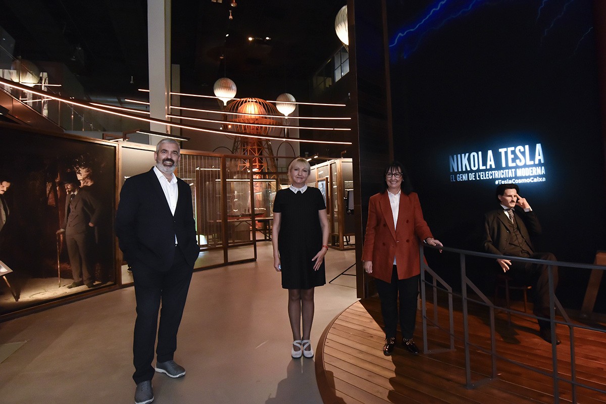 Presentació de l'exposició sobre Nikola Tesla al Cosmocaixa - Fundació «la Caixa»
