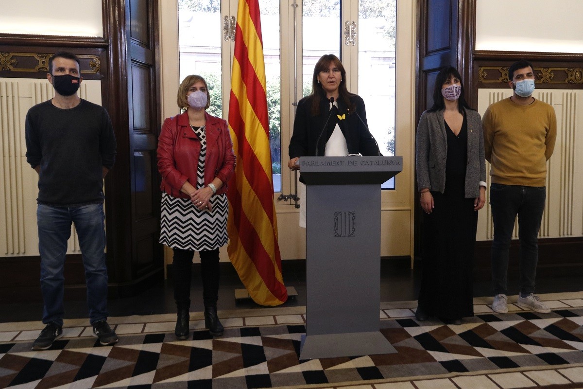 Borràs sosté que la declaració d'independència del 2017 és «més necessària que mai»