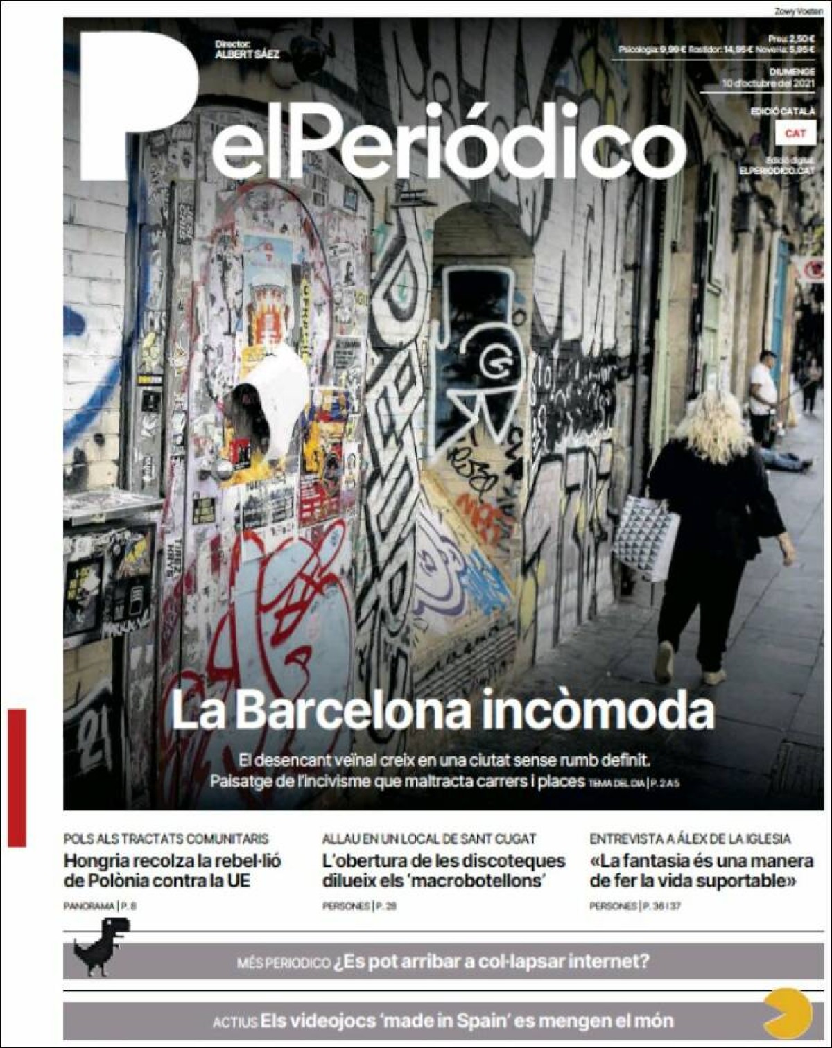 Portades | «La salut mental serà la primera causa de morbiditat el 2050», a «La Razón»