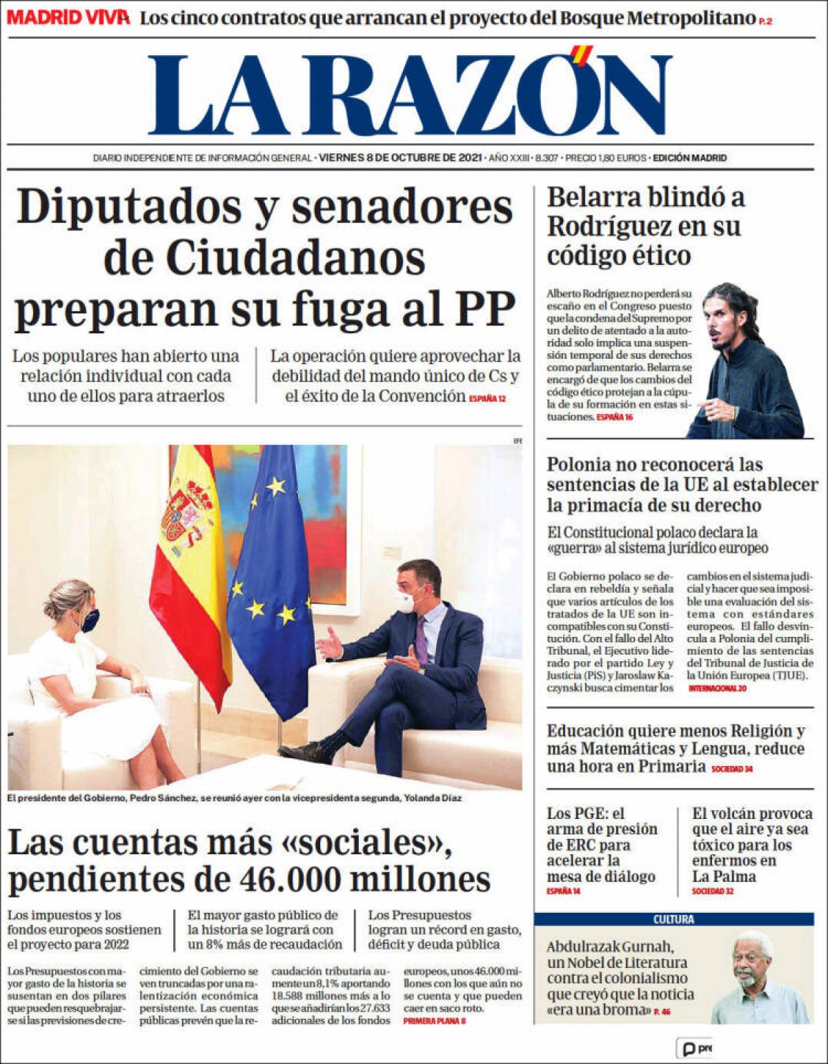 Portades | «40 anys del primer cas de sida», a l'«Ara»