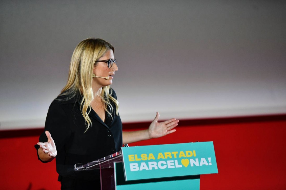 Artadi es presenta com a alternativa al «model fracassat» de Colau, Collboni i Maragall