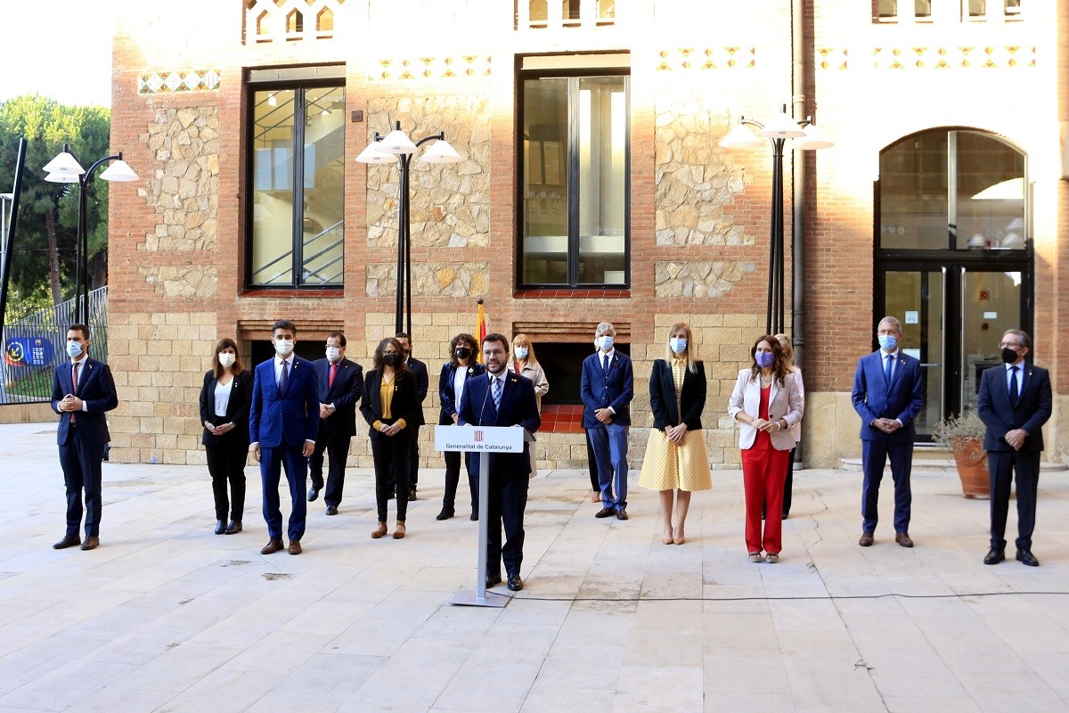 El Govern proclama l'1-O com un «punt de no retorn» en el quart aniversari del referèndum