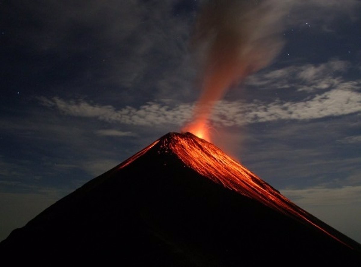 Incrementa l'erupció del volcà del Foc de Guatemala