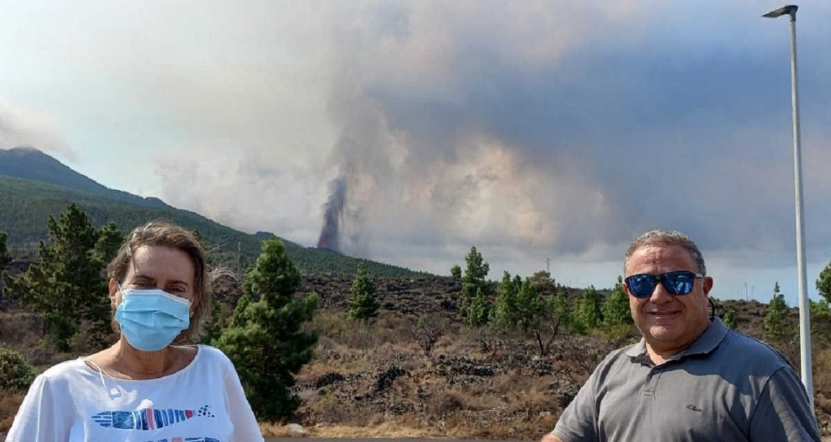 El volcà a La Palma sorprèn una parella de catalans: «Tot va tremolar»
