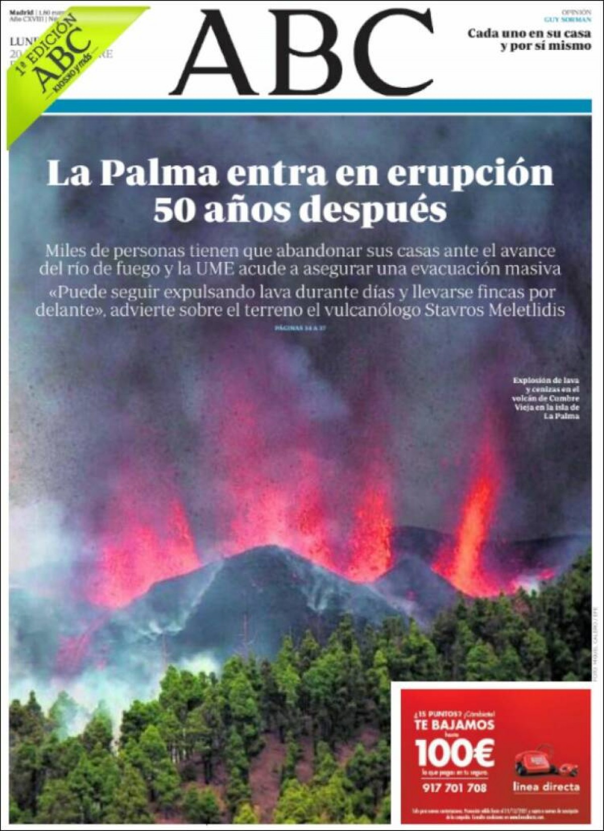 Portades | «El fiscal va notificar a Joan Carles I dues causes abans de regularitzar», a «El País»