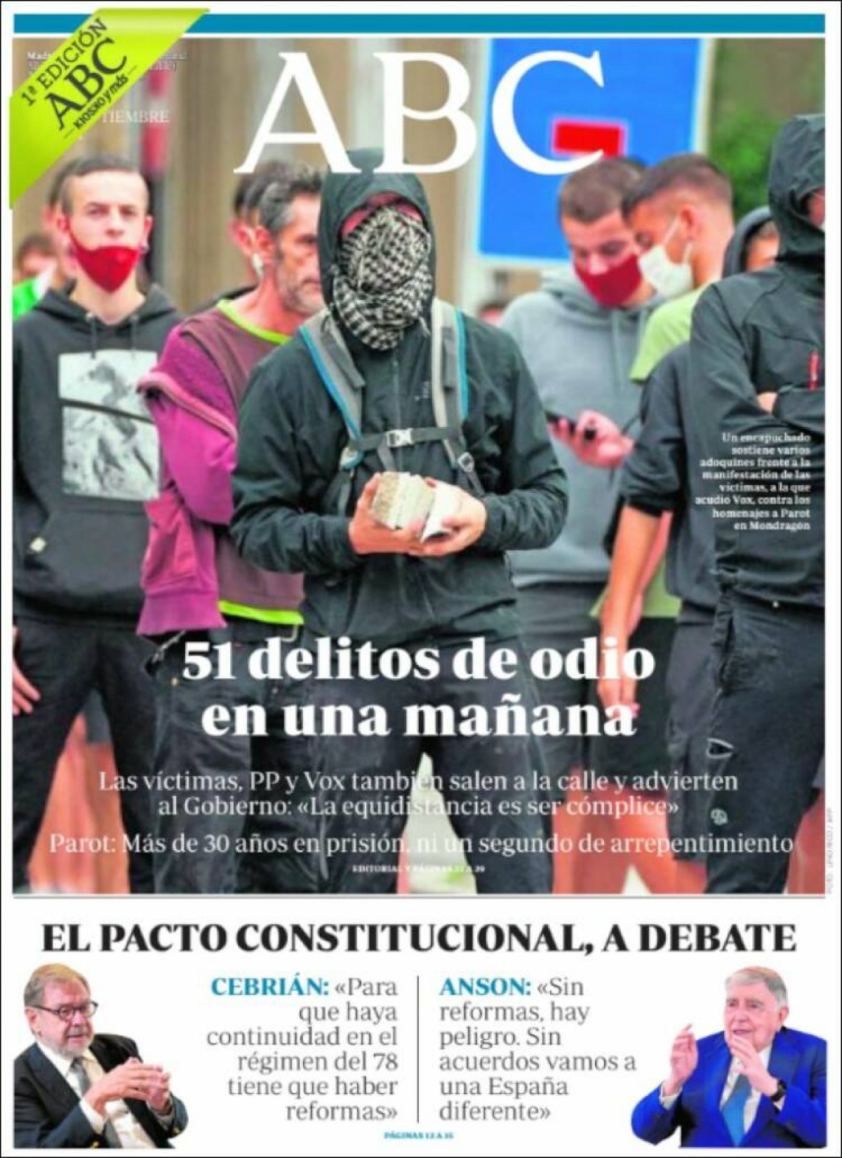Portades | «Sánchez a Aragonès: 'Això va de debò, no és per guanyar temps», a «El País»