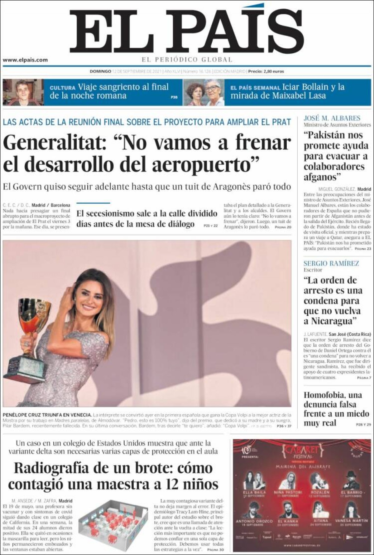 Portades | «L'independentisme no aconsegueix recuperar el carrer», a «El Mundo»