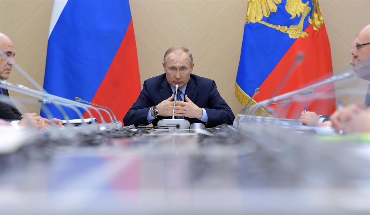 Putin, en una reunió al Kremlin - Europa Press