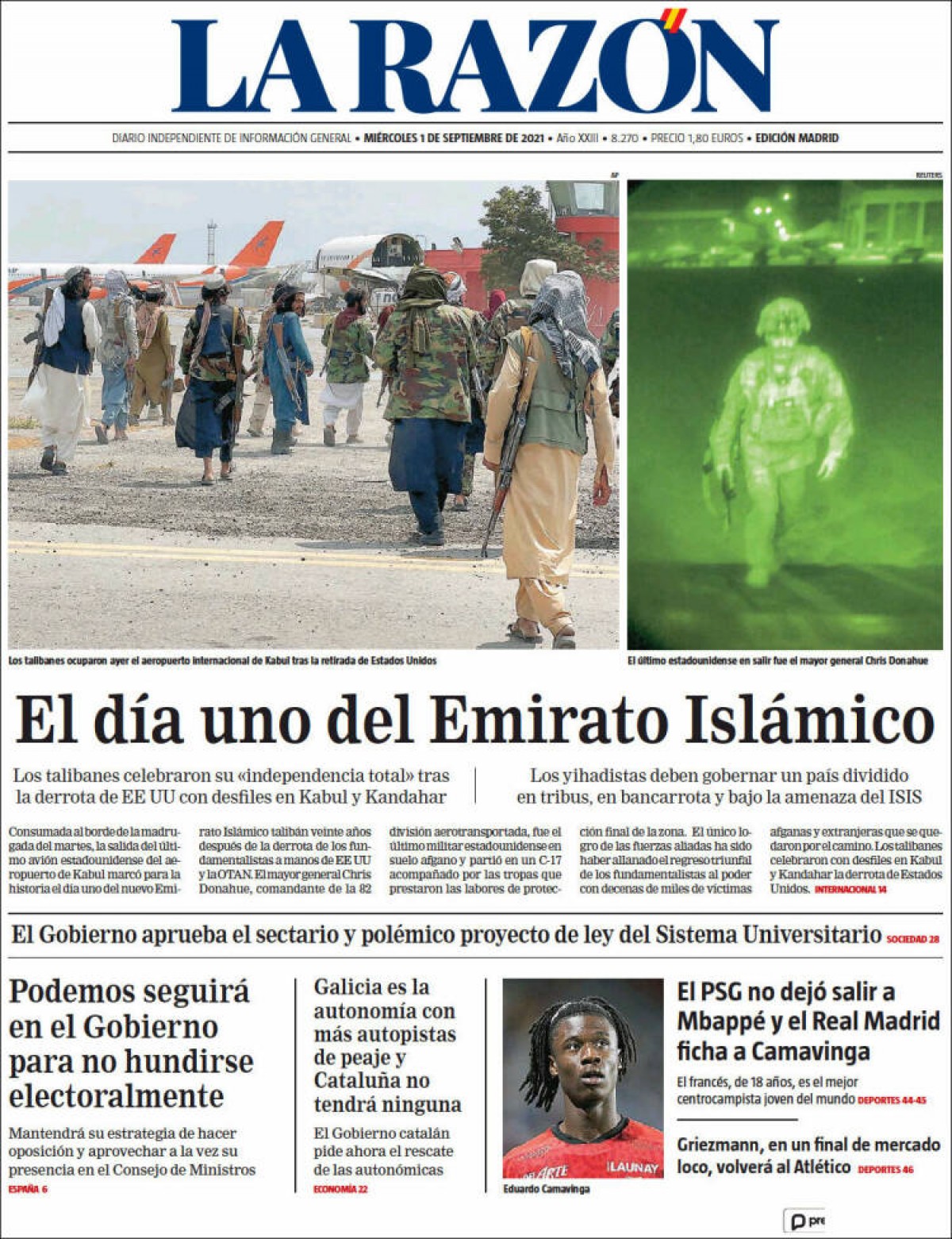 Portades | «Barreres amunt», a «El Punt Avui»