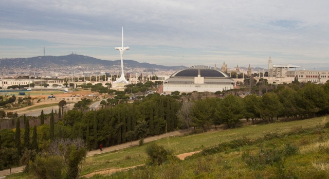 Rescaten un turista que es va precipitar per un barranc a Montjuïc