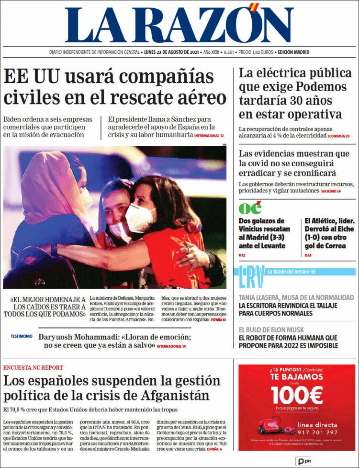 Portades | «Barcelona tem que creixin els contagis pels botellots», a l'«Ara»