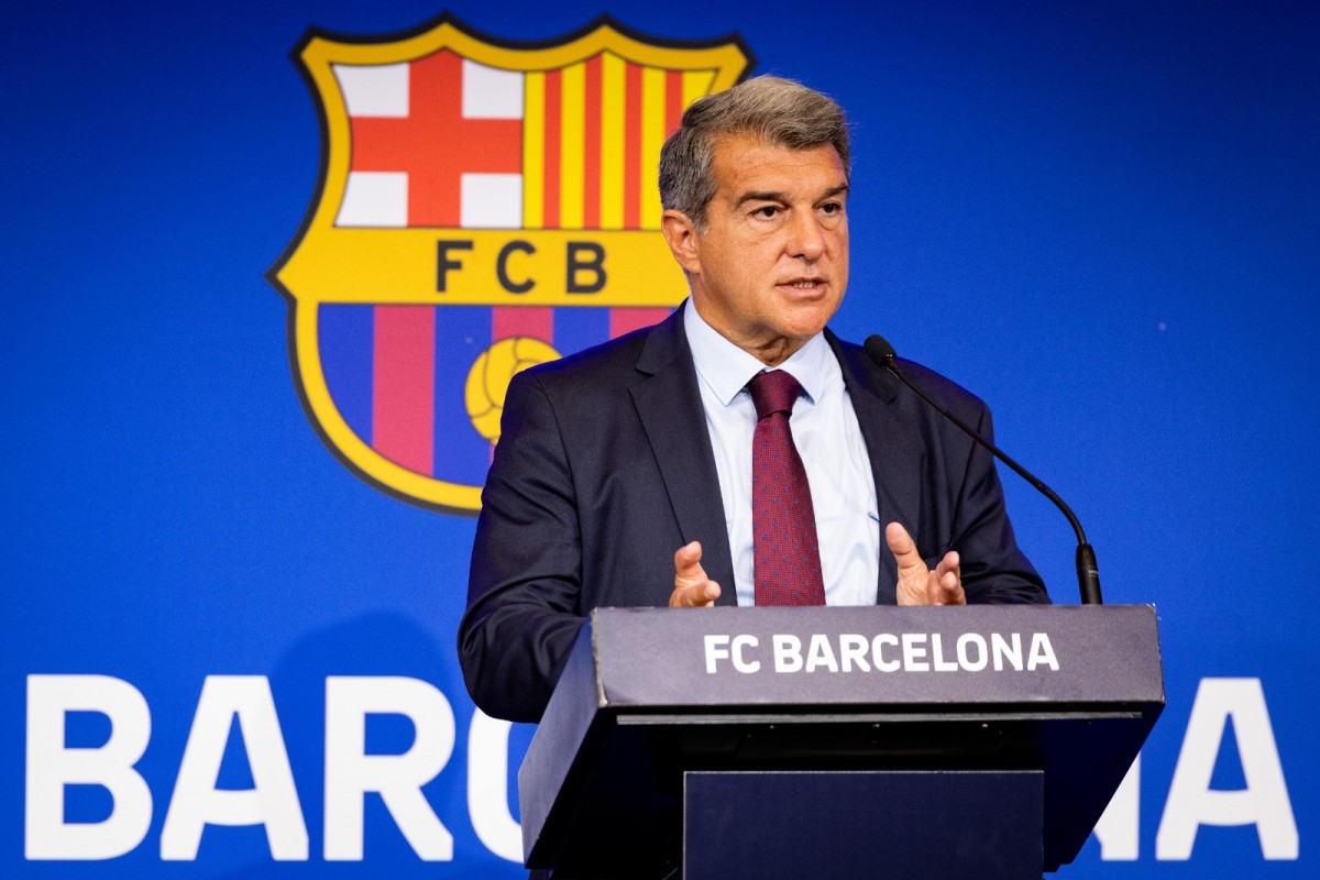 Joan Laporta, aquest dilluns. - FCB