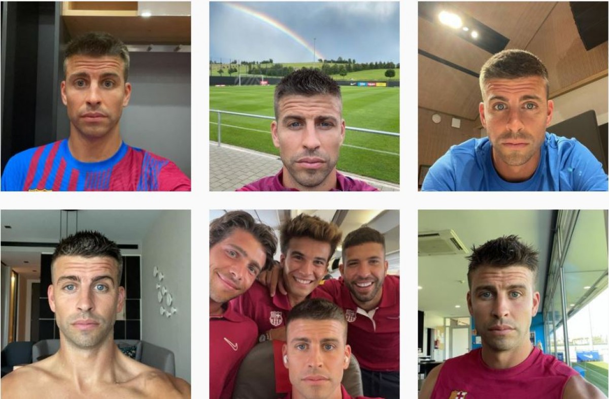 Piqué revela per què publica els seus peculiars selfies a Instagram