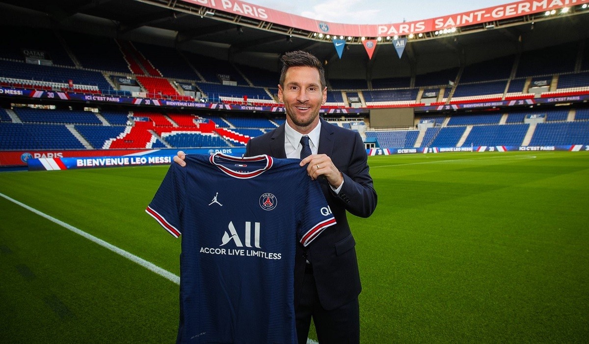 Leo Messi, amb la samarreta del PSG - PSG