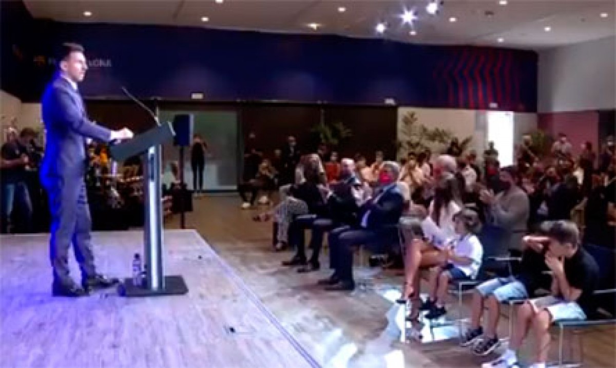 Leo Messi, roda de premsa - 