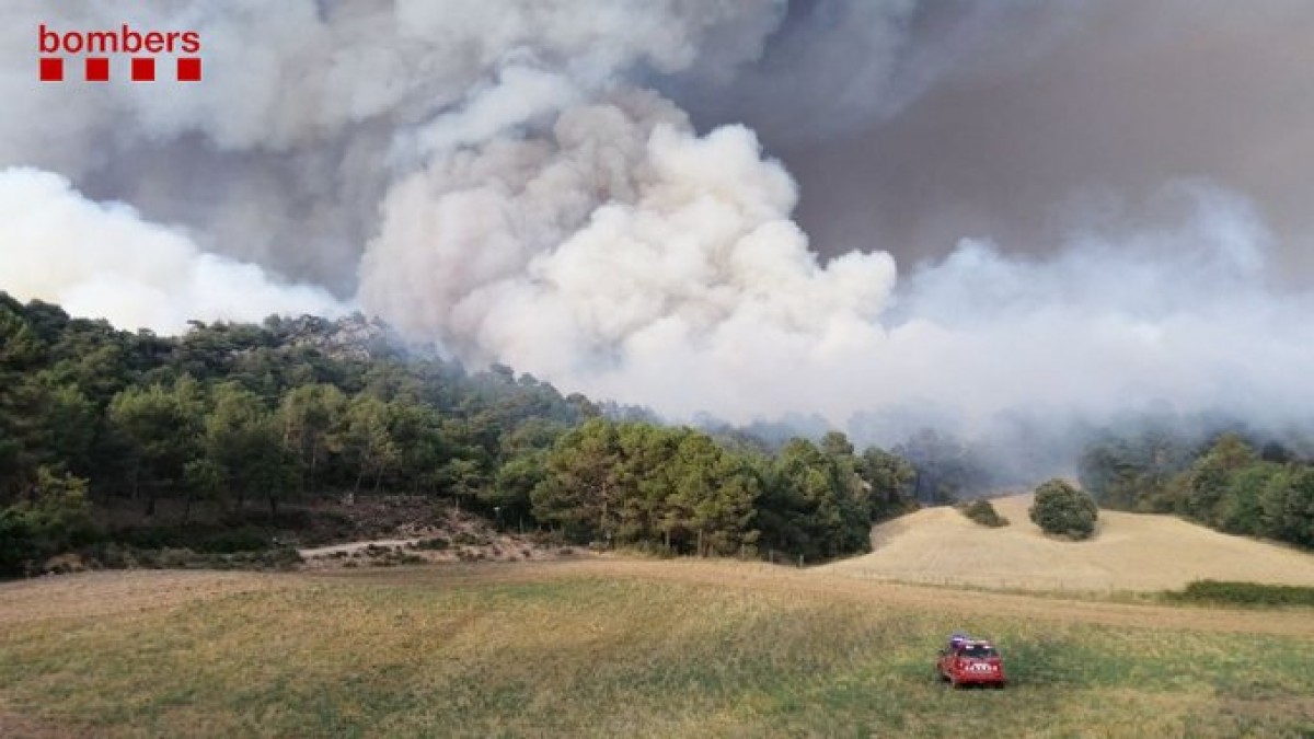 L'incendi de la Conca de Barberà i l'Anoia - Bombers de la Generalitat