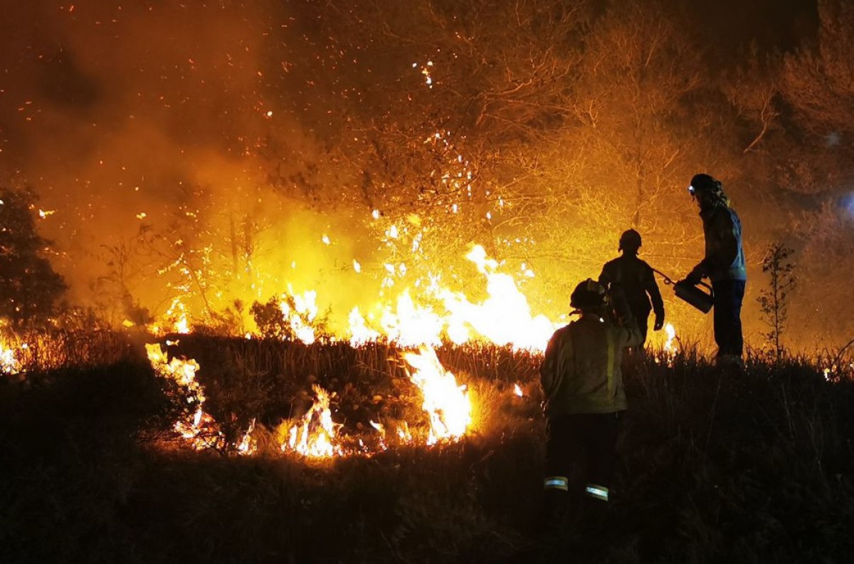 Incendi a Santa Coloma de Queralt - Bombers