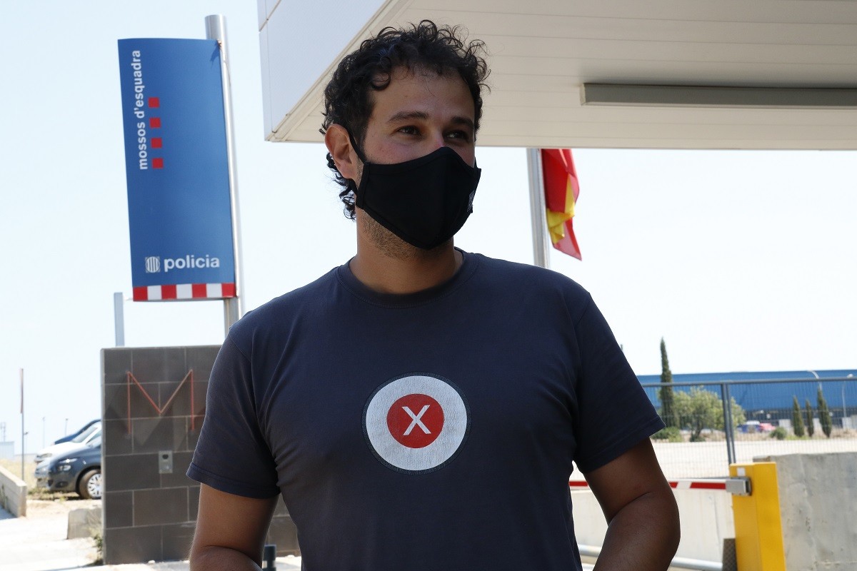 El periodista Carles Heredia, detingut per la protesta contra l'acte de Vox a Valls