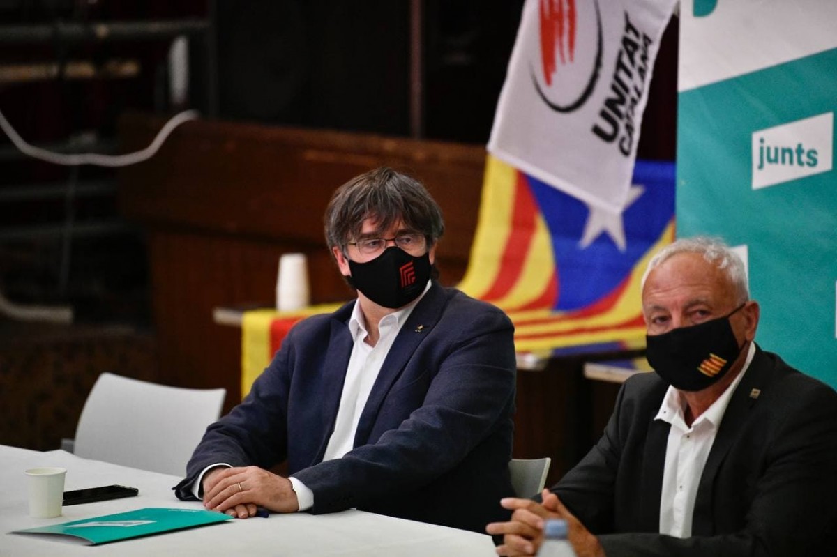 Puigdemont reivindica la «legalitat» de l'1-O des de la Catalunya Nord