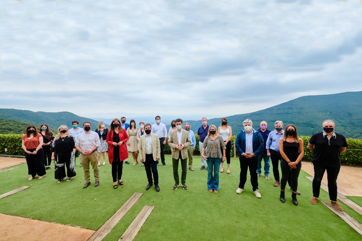 Foto de grup de l'executiva de Junts. - Junts
