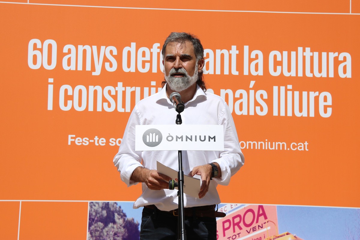 Jordi Cuixart en l'acte de celebració dels 60 anys d'Òmnium Cultural - ACN