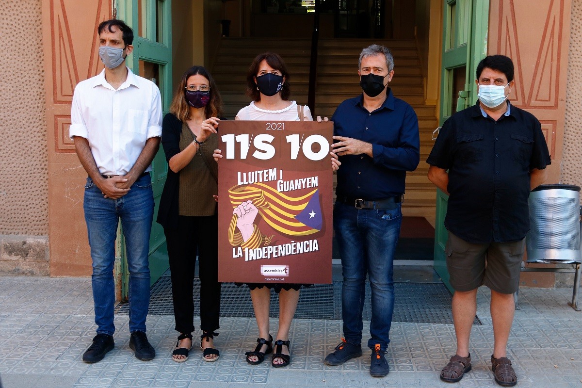 La manifestació de la Diada anirà d'Urquinaona al Parlament amb l'1-O ben present
