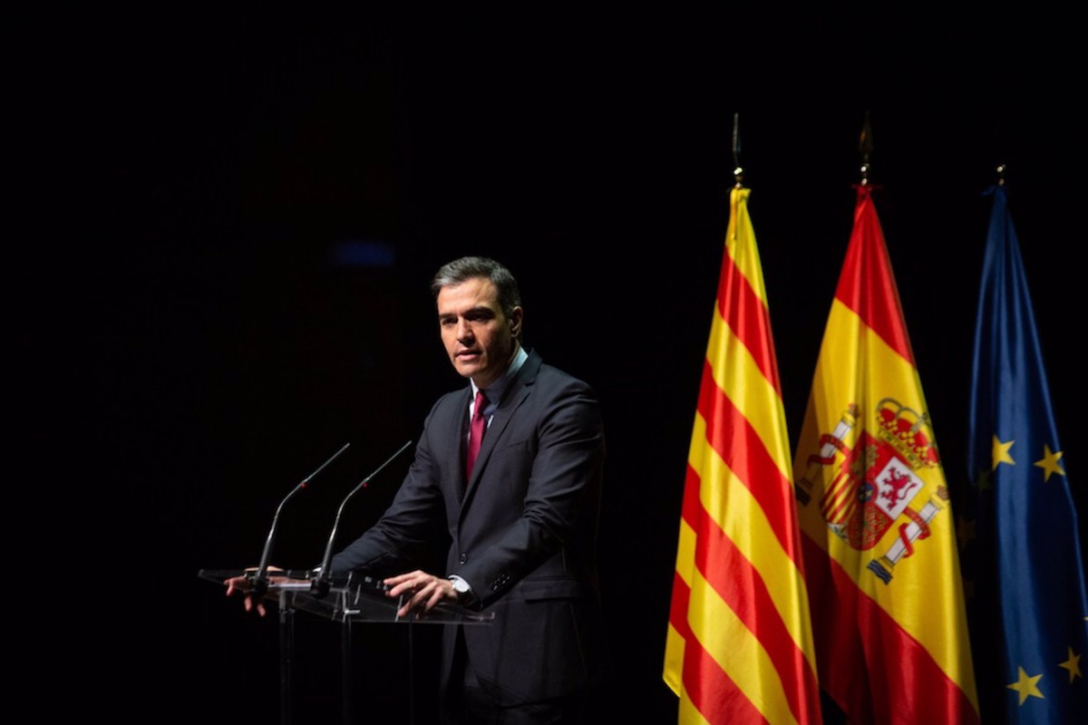 Pedro Sánchez, aquest dilluns al Liceu. - Europa Press
