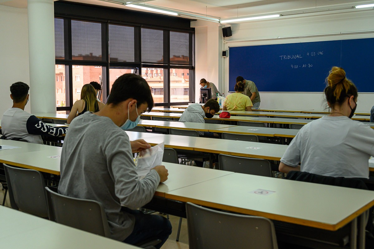 Els exàmens en castellà a la selectivitat no superen el 5% malgrat el TSJC