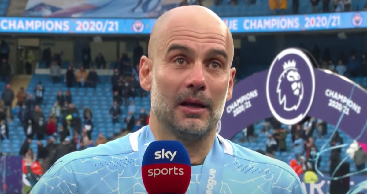 Pep Guardiola, a llàgrima viva en parlar del Kun Agüero