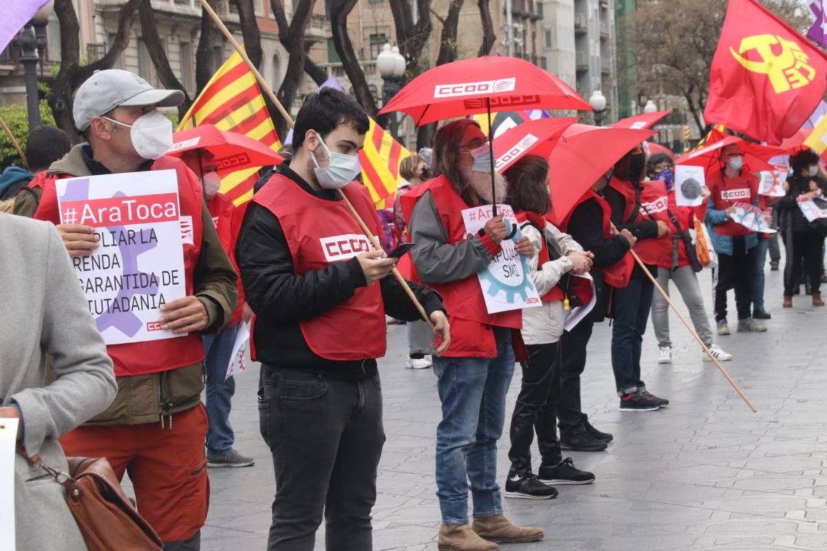 La independència perd pes a CCOO i només la defensa un 27% dels afiliats
