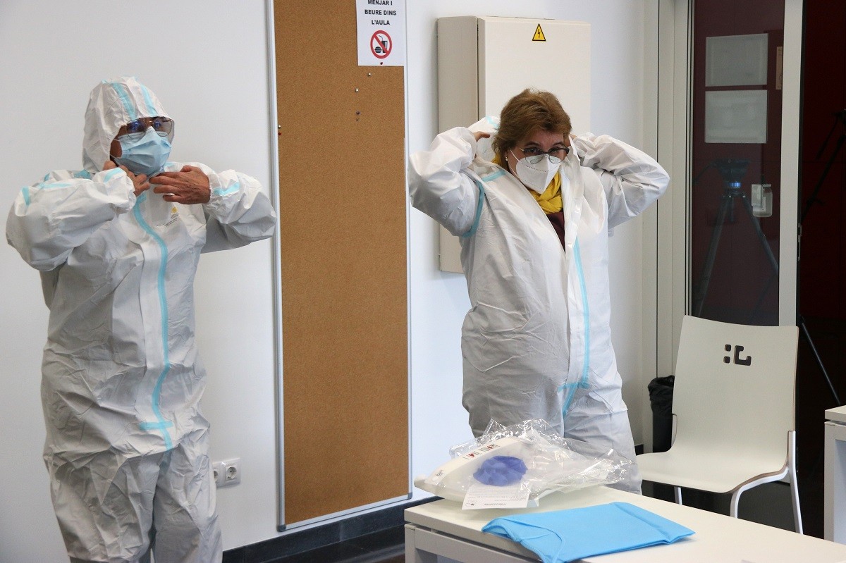 Brot de coronavirus en un geriàtric del Pla de l'Estany amb 21 afectats i un usuari mort
