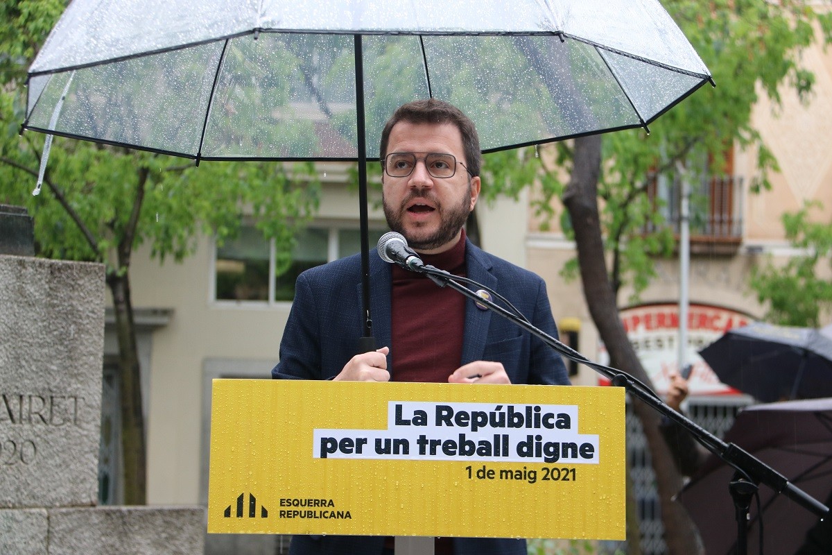Aragonès apel·la a la necessitat «imminent» d'un Govern «a ple rendiment» 