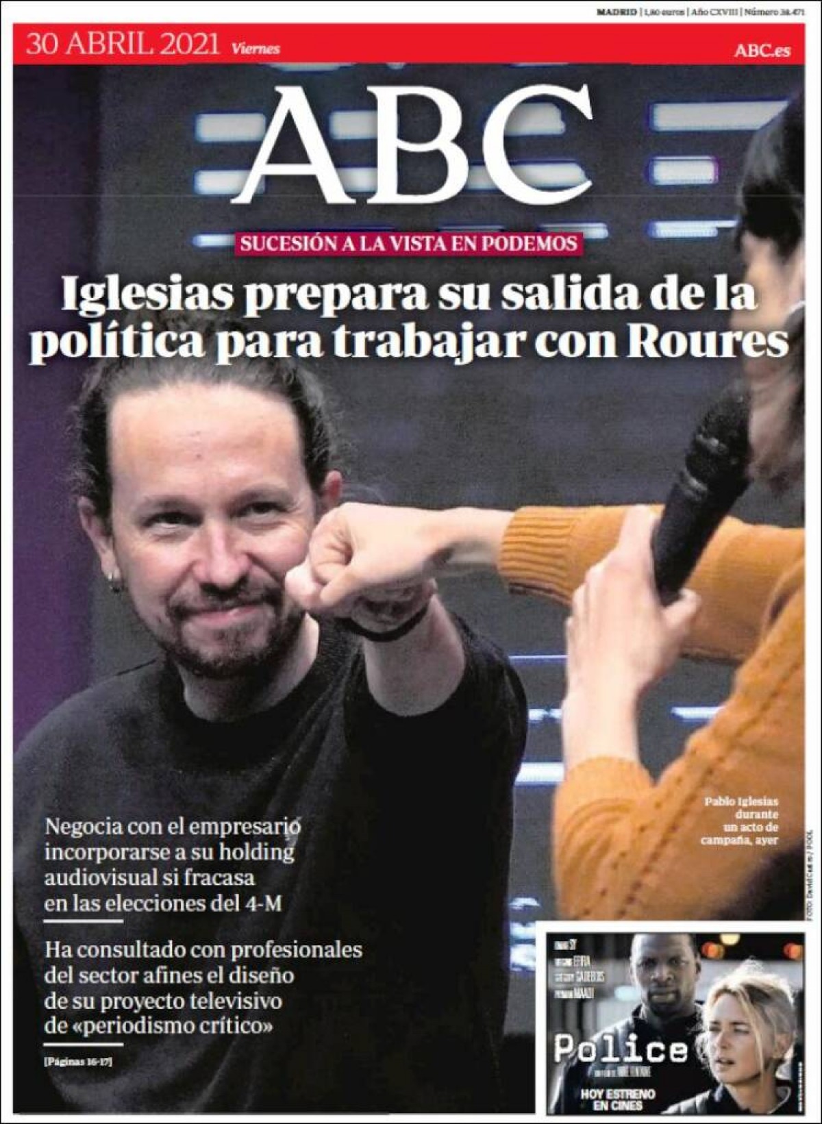 PORTADES | «Catalunya estudia obrir per sopar i mantenir el toc de queda», a «La Vanguardia»