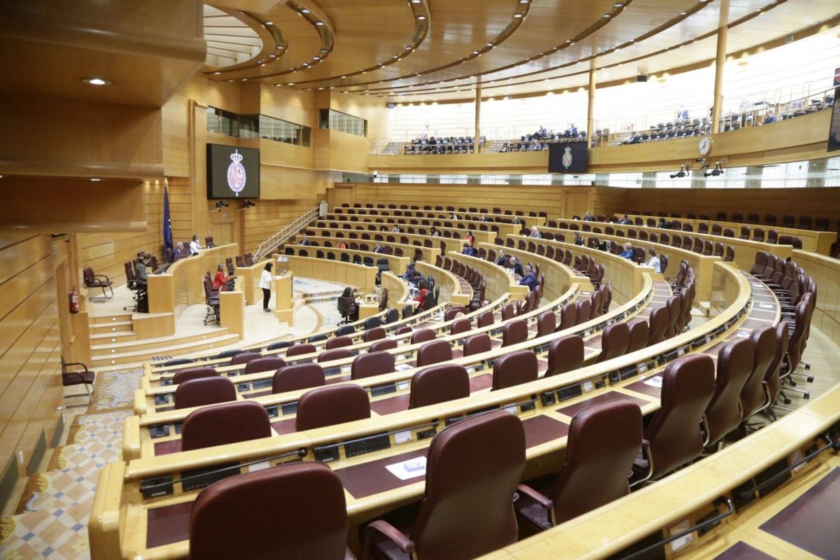 «Per la llibertat dels presos i el retorn dels exiliats»: el missatge en català que ha enfadat el Senat
