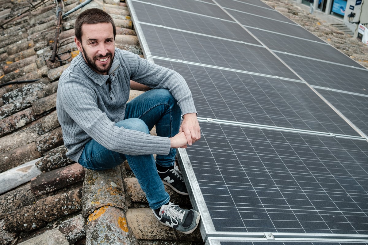 Gil Salvans, tècnic de l’Agència Local d’Energia d’Osona - Adrià Costa