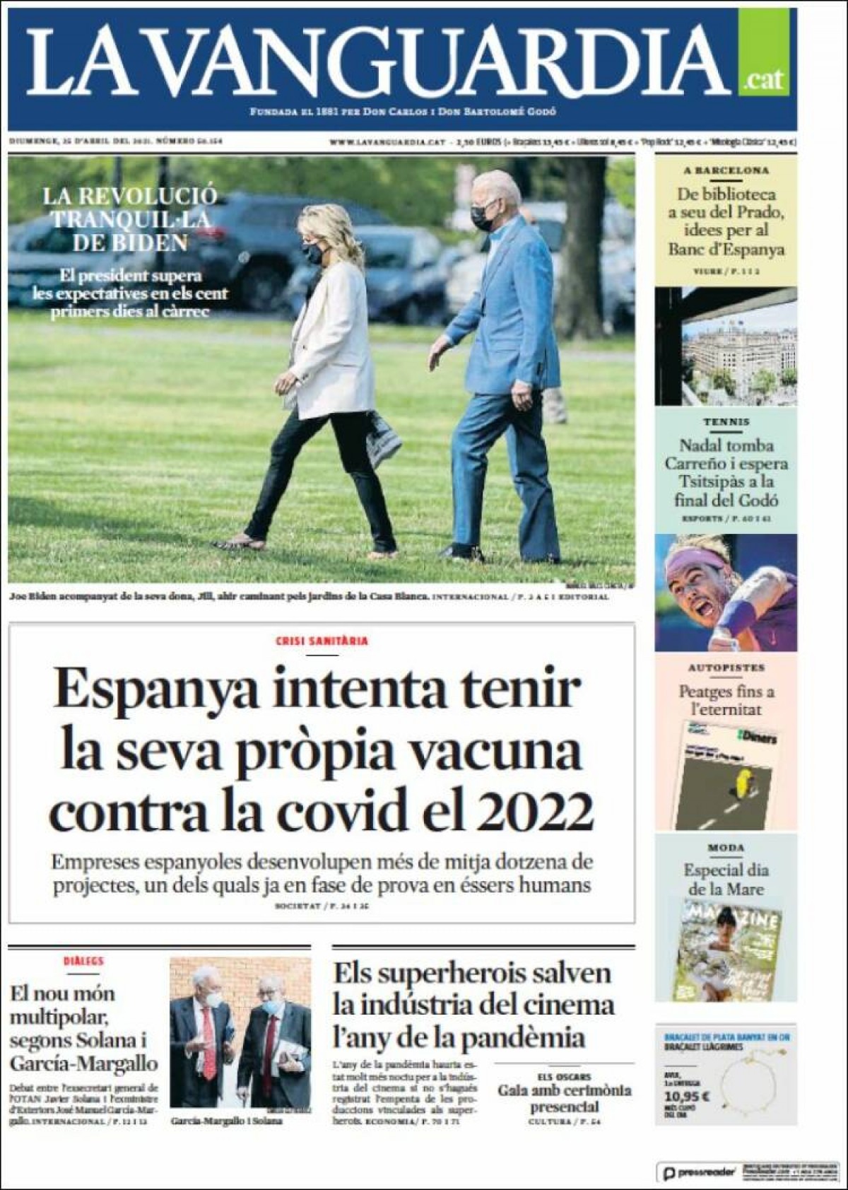 De Roger Mas a Enrique Iglesias: la tria cultural dels candidats del 21-D