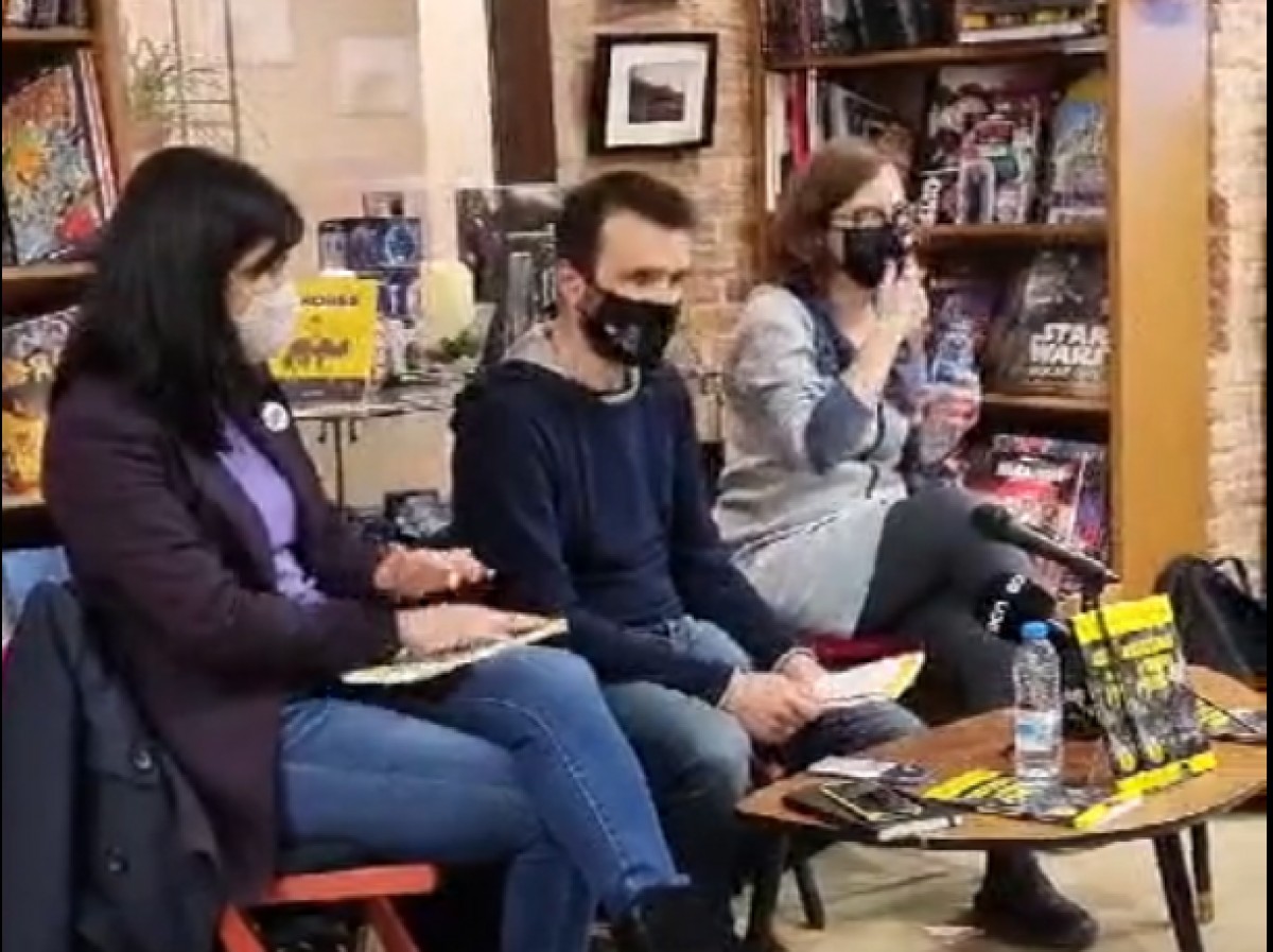 Marta Vilalta, Pau Juvillà i Eulàlia Reguant, aquesta tarda - ND