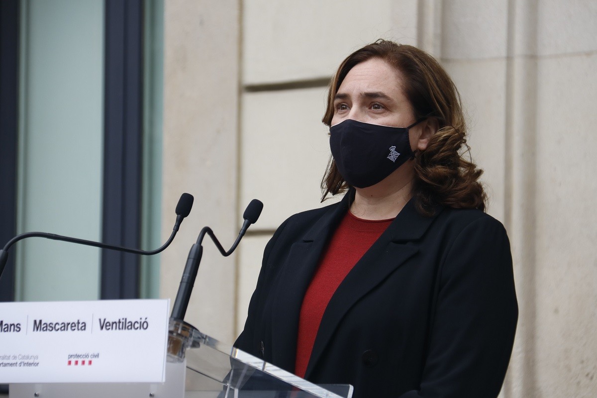  Colau: «Si un acord és bo a Barcelona i es pot fer a l'Estat, no entenc que ERC i PSC no es moguin pel Govern»