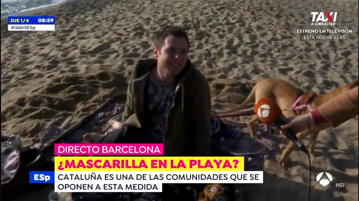 Una reportera d'Antena 3 tergiversa completament les declaracions d'un entrevistat
