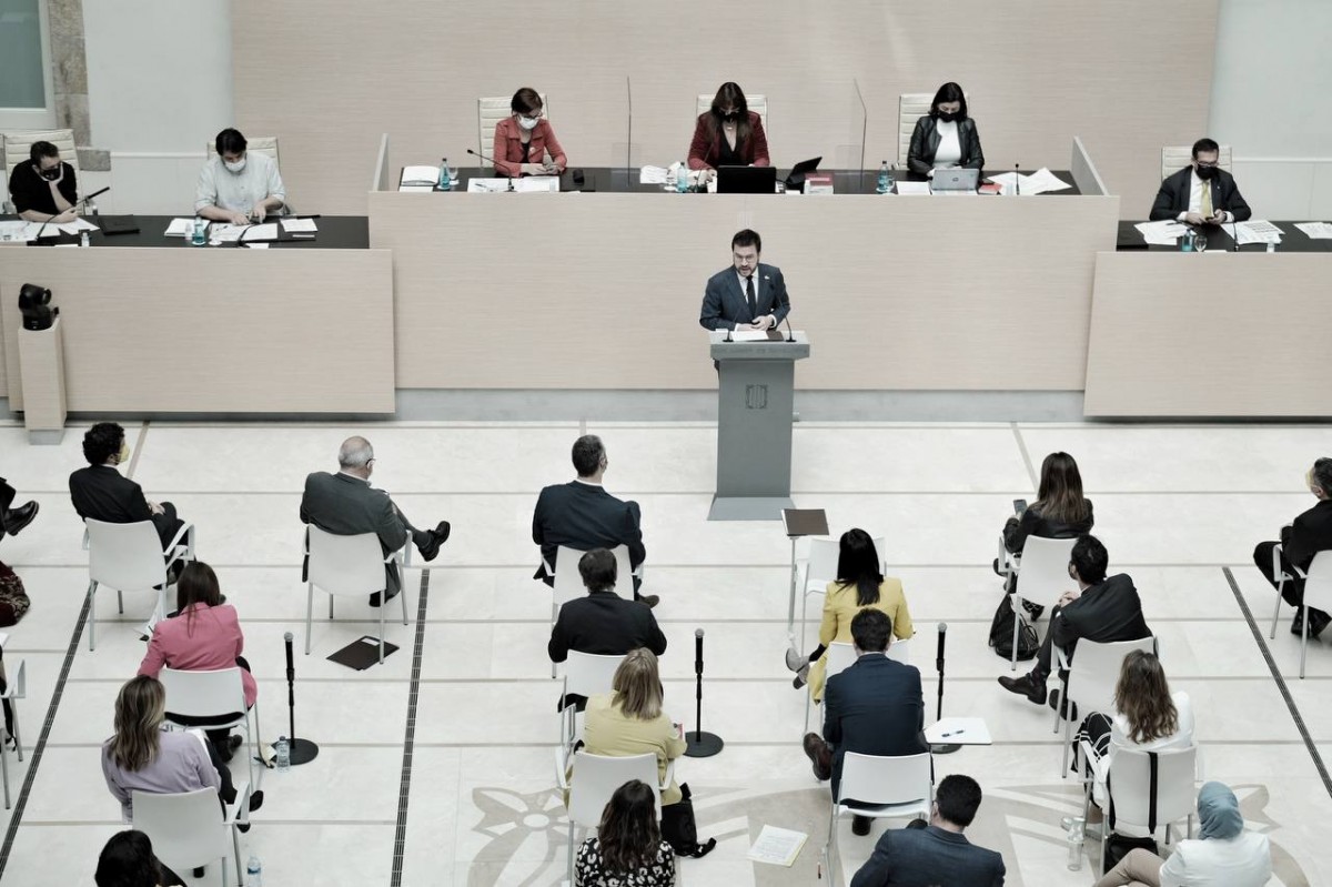 Aragonès insta Junts a no mantenir «per temps indefinit» la incertesa sobre la investidura 
