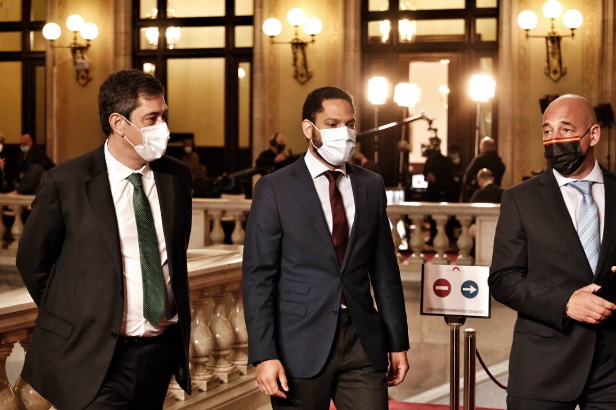 Ignacio Garriga, líder de Vox al Parlament. - Adrià Costa