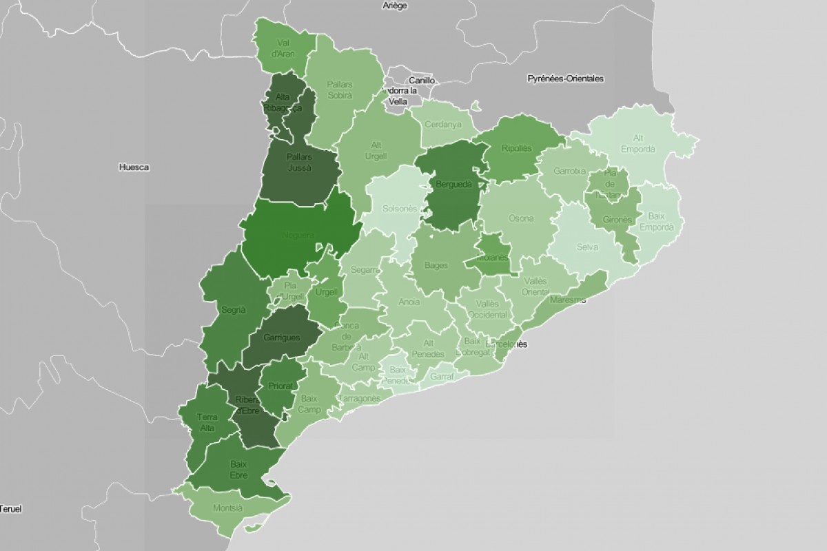 MAPES 14 comarques ja tenen més del 10% de la població vacunada