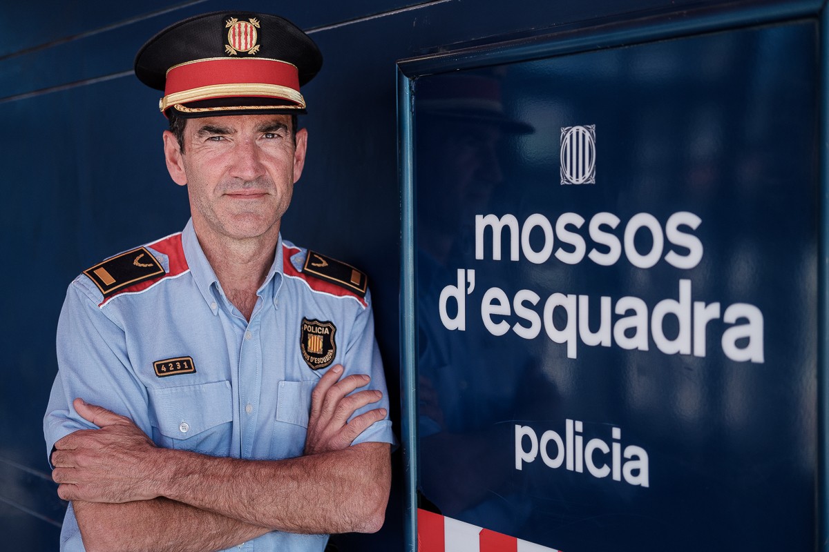 Joan Salamaña, cap de l’Àrea Bàsica Policial d’Osona. - Adrià Costa