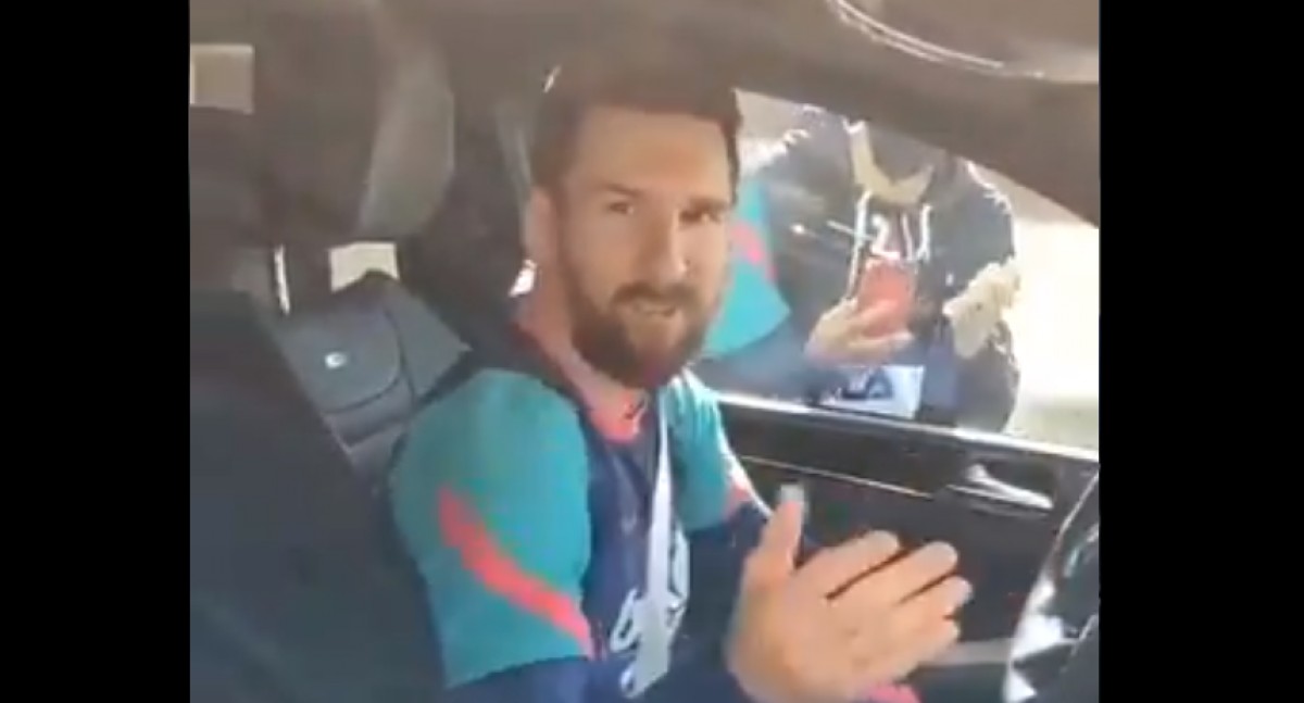 VÃDEO | L'esbroncada de Messi a un aficionat: «Et sembla normal fer sempre el mateix?»