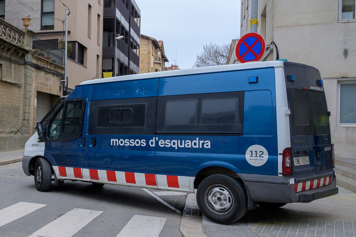 Furgoneta mossos - Josep M Montaner