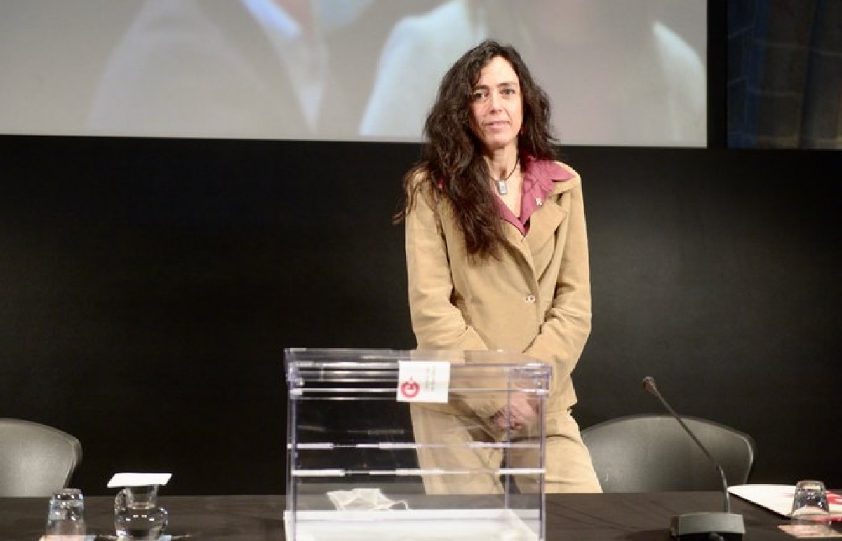 Mònica Roca, elegida aquest dilluns com la primera dona que presideix la Cambra. - Cambra