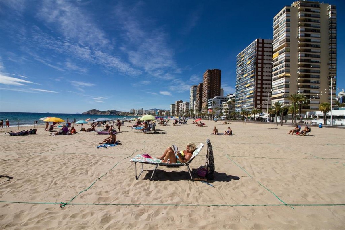 Benidorm tornarà a parcel·lar les platges durant la desescalada