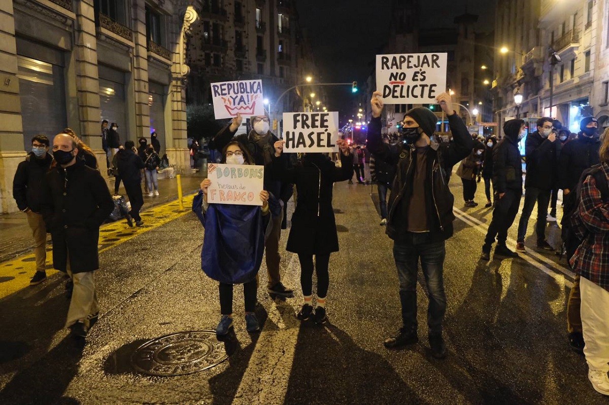 Una imatge dels manifestants. - Carlos Baglietto