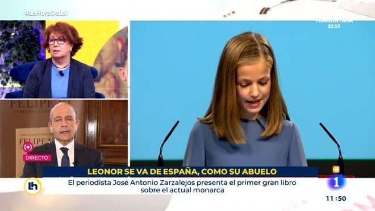 TVE purga els autors del polèmic rètol «Elionor se'n va d'Espanya, com el seu avi»